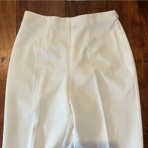 LADIES’PURE WHITE LINED DRESS PANTS. SIZE 6. TRIBELLA. EXCELLENT.